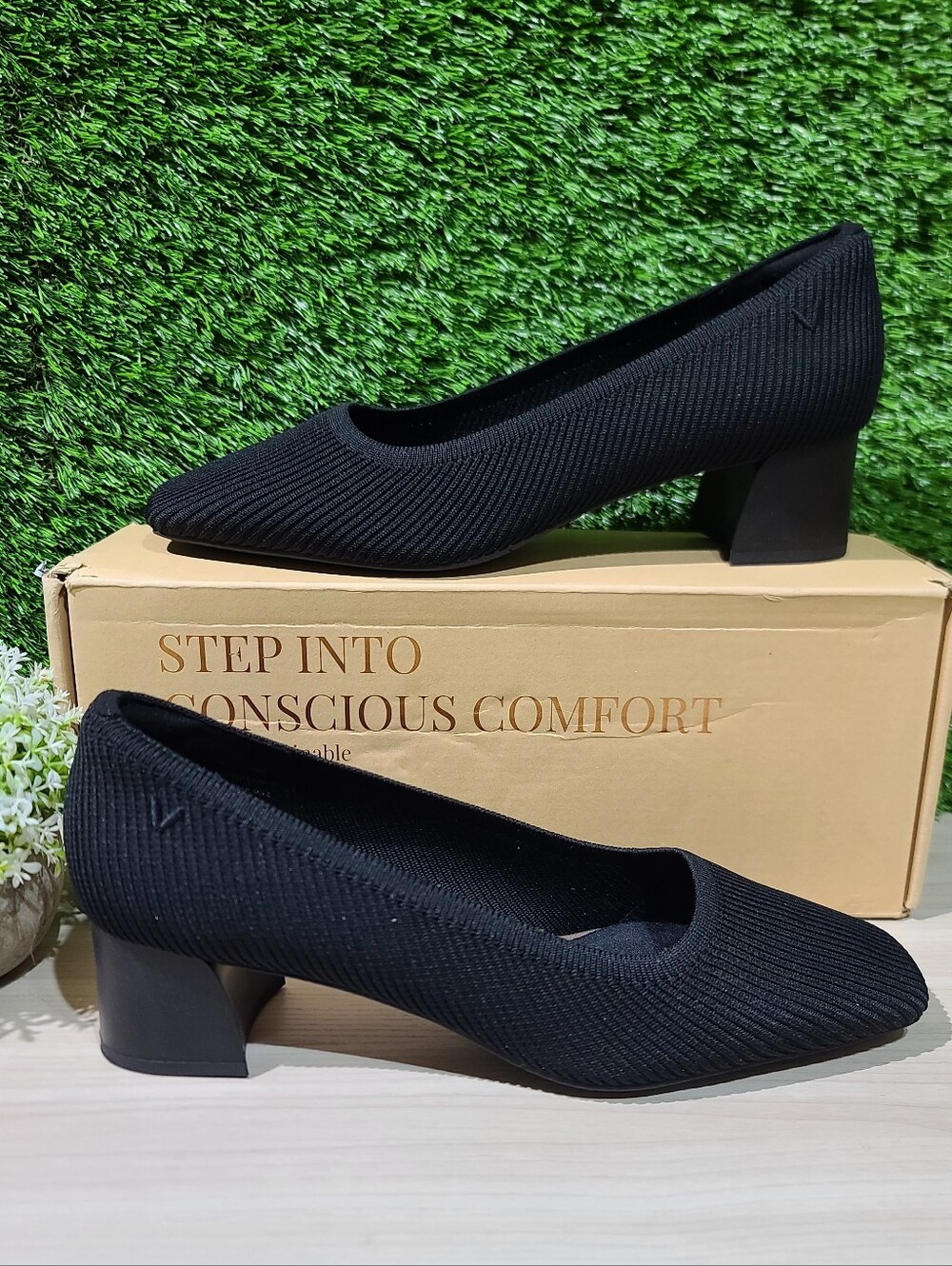 VIVAIA Melody 2.0 Black Chunky Heels / EU 41 NEW